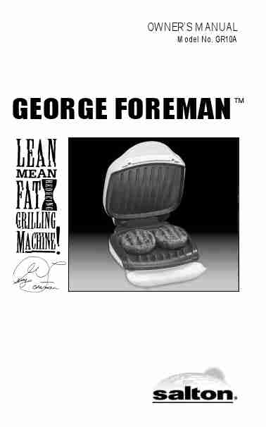 George Foreman Kitchen Grill GR10A-page_pdf